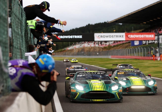 Aston Martin rentre dans l'histoire des 24h de Spa (Photo SRO)