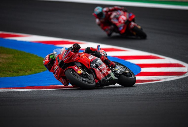 Nouvelle seconde place pour Bagnaia (Photo Ducati)