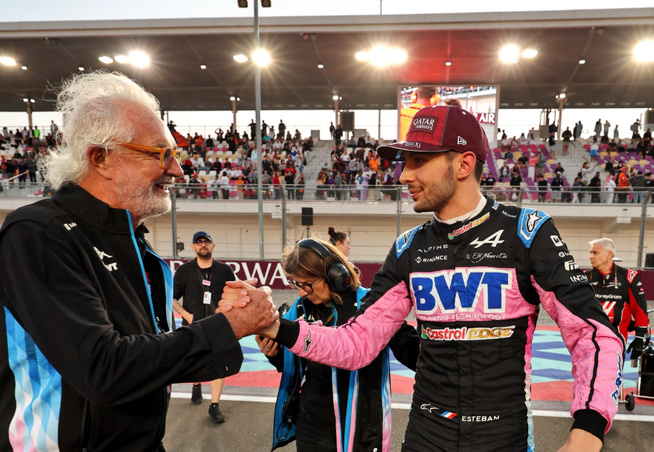 Esteban Ocon et Flavio Briatore © Alpine F1