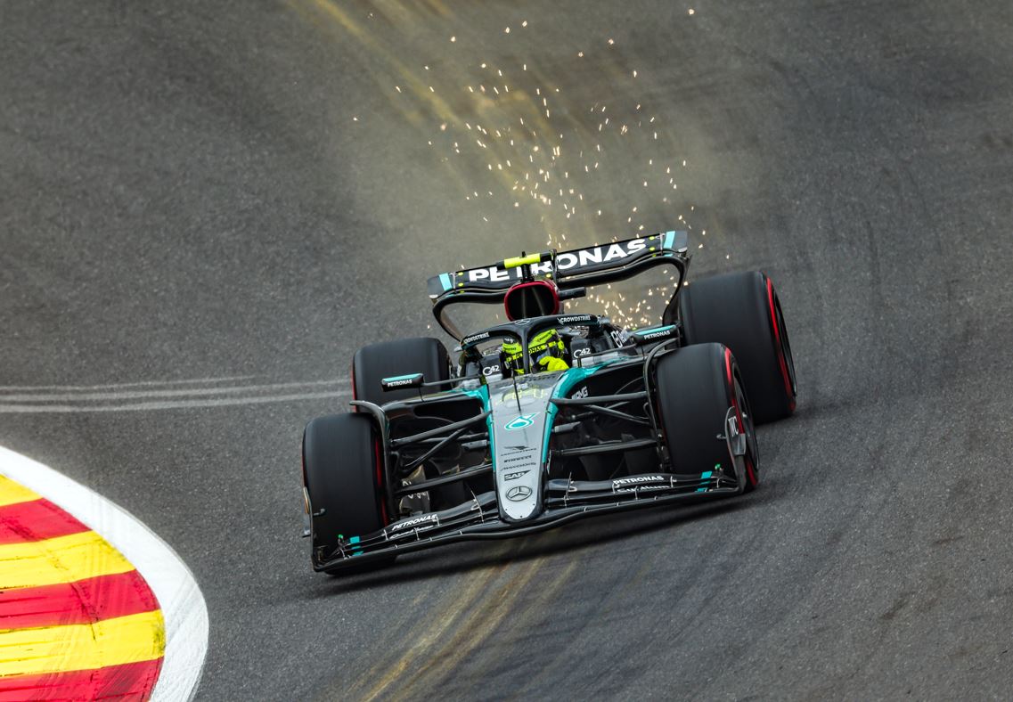 Hamilton finalement vainqueur à Spa (Photo Mercedes)