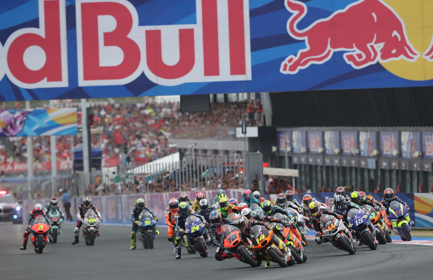 Arbolino a mené le début de course (Photo Gold&Goose Red Bull Content pool)