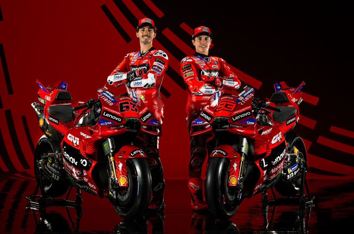 La dream team pour l'équipe officielle Ducati