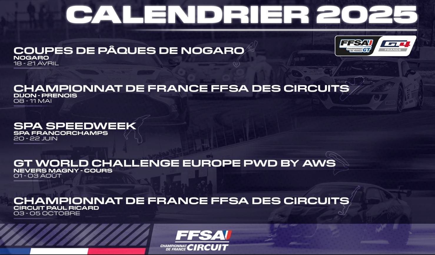 FFSA GT 2025 : Un nouveau souffle pour le Championnat de France