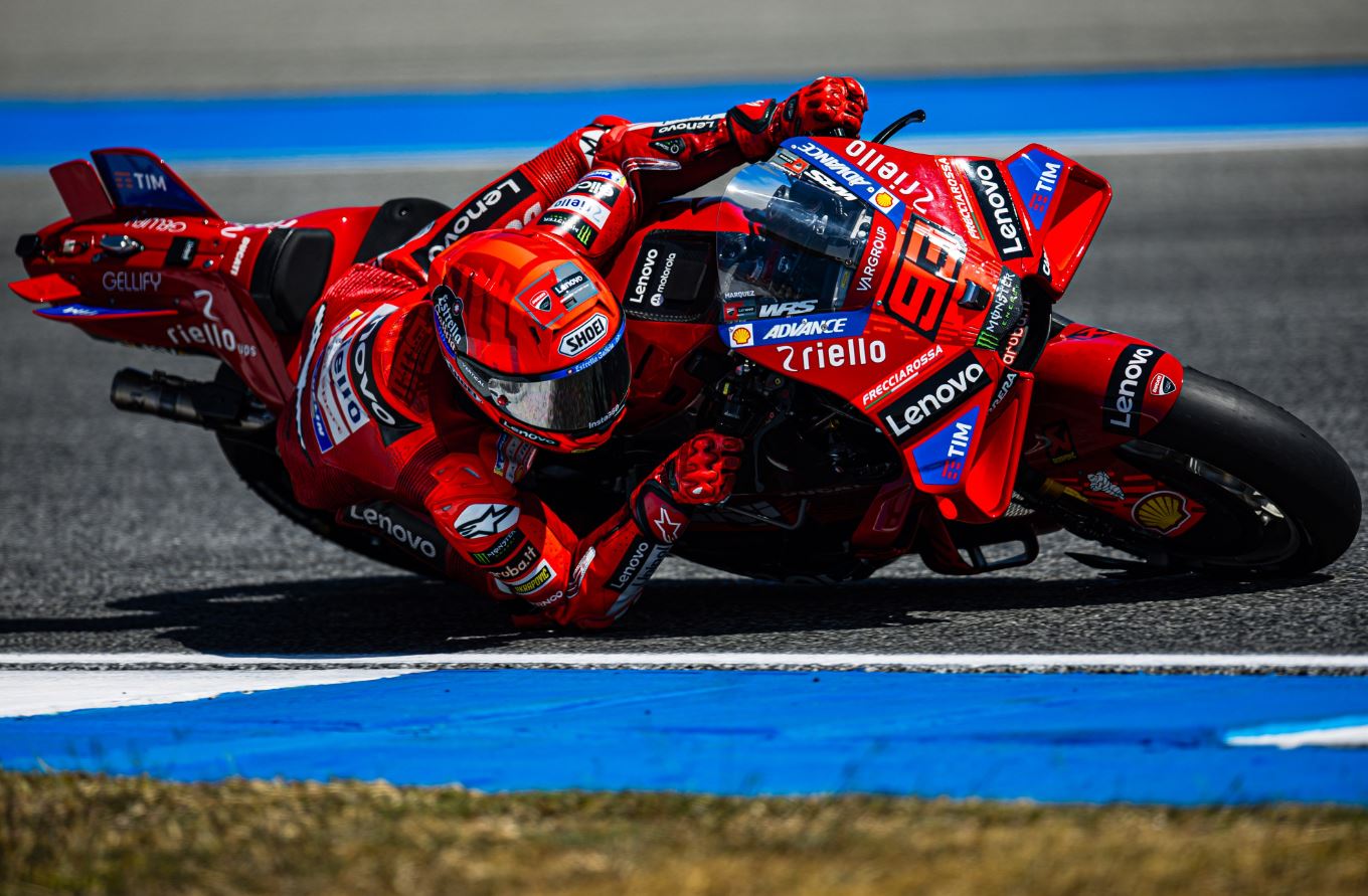 Marc Marquez confirme son potentiel sur la Ducati usine (Photo Ducati)