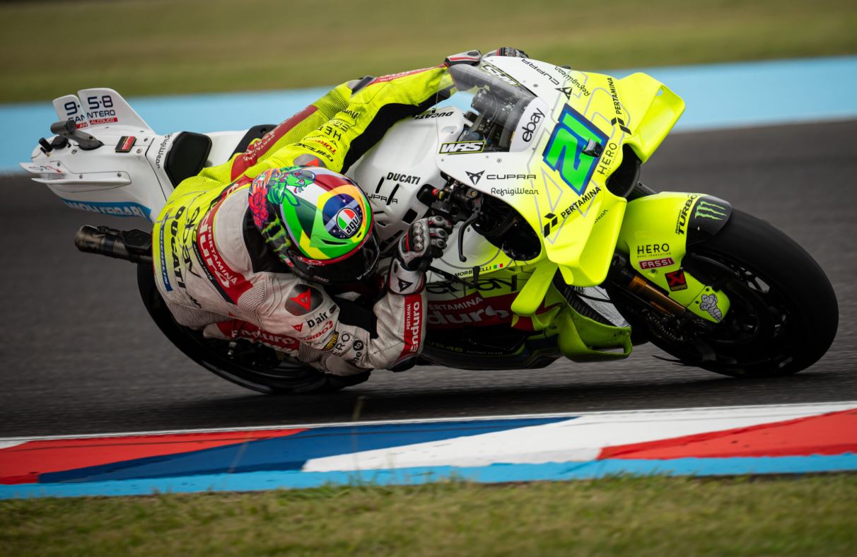 Morbidelli sur le podium avec le bon choix de pneu