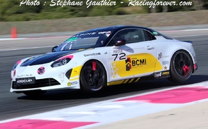 Grosse attaque avec l'Alpine A110 Cup