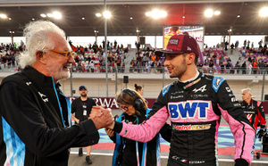 Esteban Ocon et Flavio Briatore © Alpine F1